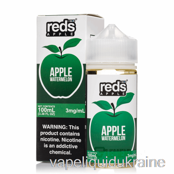 Vape Liquid Ukraine WATERMELON - Red's Apple E-Juice - 7 Daze - 100mL 3mg